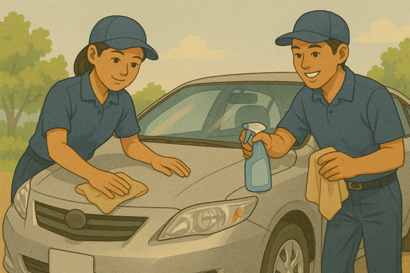 車清掃